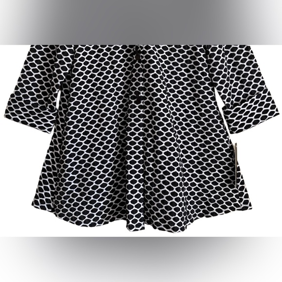 IC By Connie K Lagenlook Artsy Boho Textured Versatile Swing Tunic Size L NWT - Picture 4 of 10